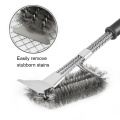 Wholesale Heavy Duty Metal Steel BBQ Grill Cleaner Grill Brush with logo
